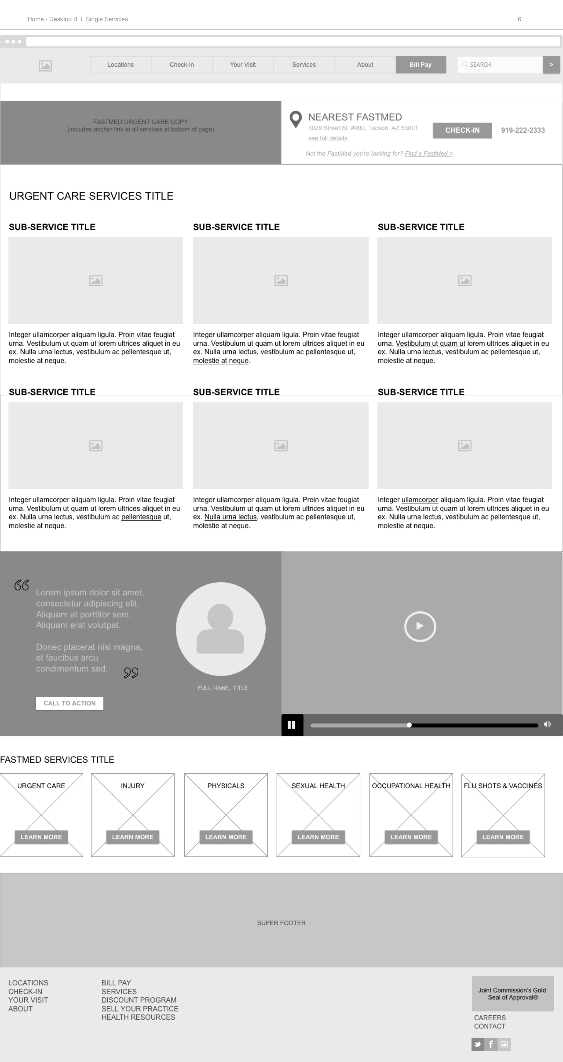 fastmed desktop wireframe